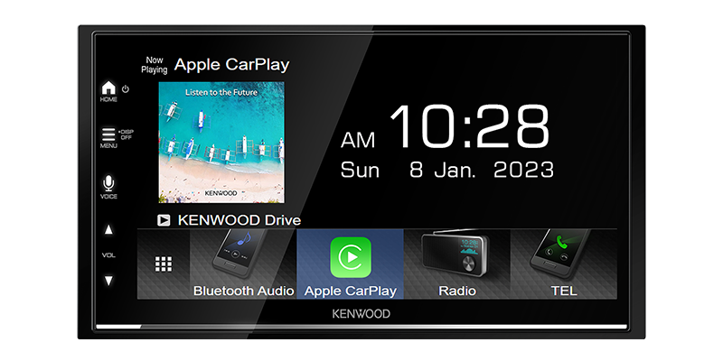 Kenwood 6.8" CarPlay/Android Auto Double-DIN Head Unit | DMX7022S