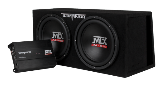MTX Audio Terminator Dual 12" 1000W Ported Subwoofer & Amplifier - TNP212DV