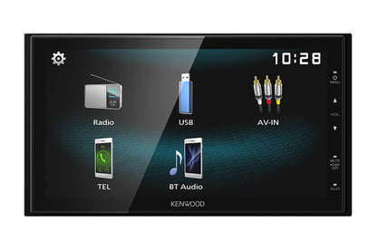 Kenwood 6.8" Bluetooth Double-DIN Head Unit | DMX1025BT