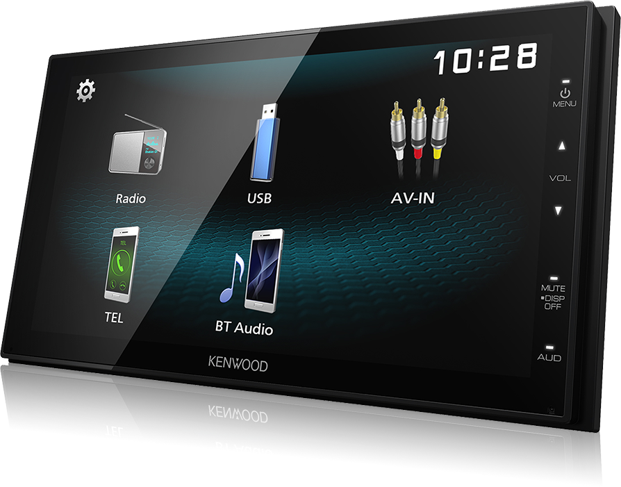 Kenwood 6.8" Bluetooth Double-DIN Head Unit | DMX1025BT