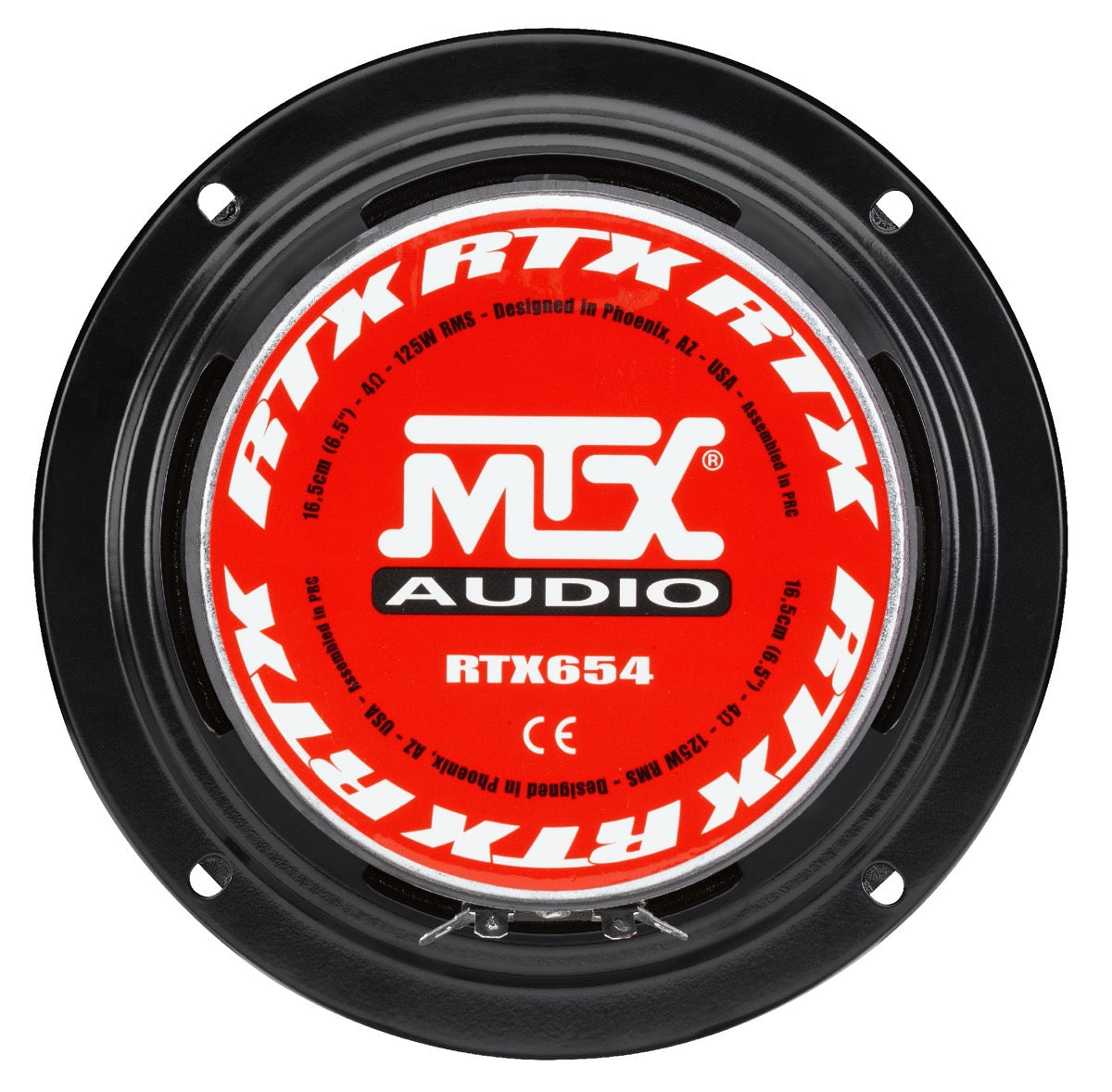 MTX Audio RTX Series 125W 6.5" Midbass Speaker - RTX654 X2 (Pair)