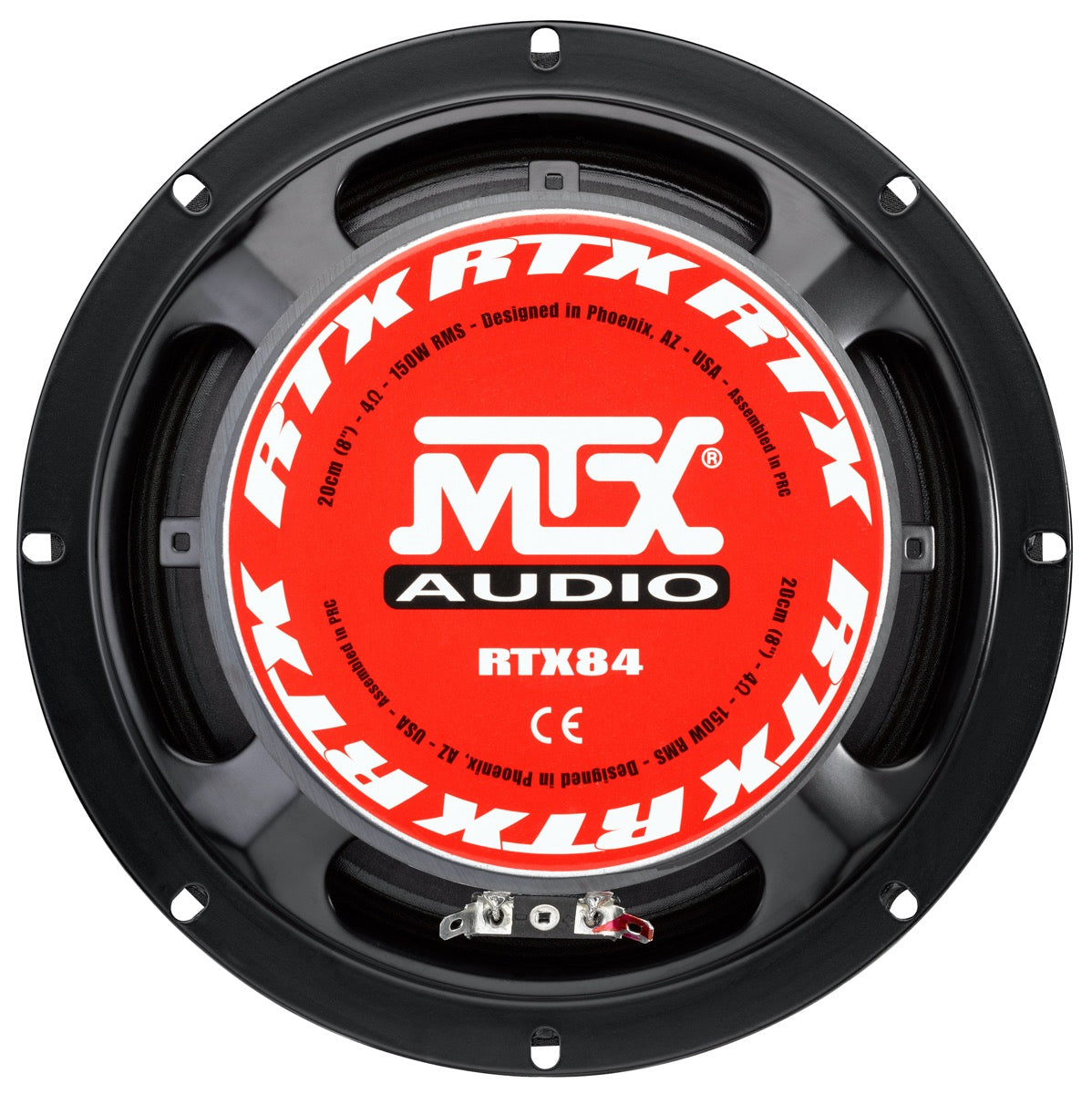 MTX Audio RTX Series 150W 8" Midrange Speaker - RTX84 X2 (Pair)